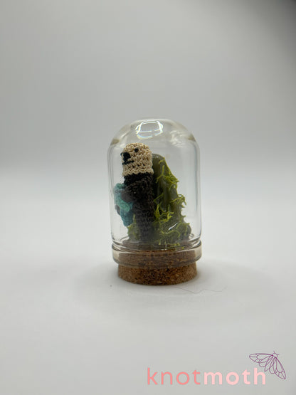 todd otter micro crochet cloche jar