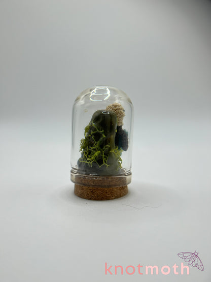 todd otter micro crochet cloche jar