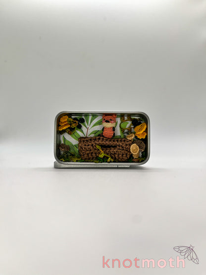 fia fox · mushroom forest mini tin