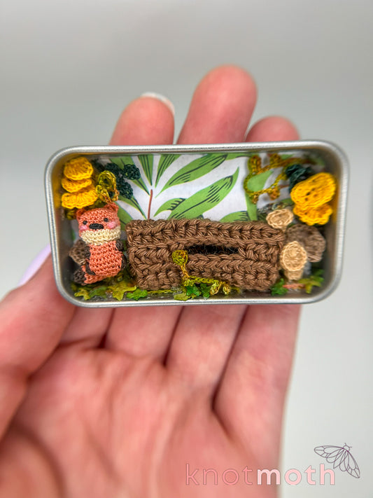 fia fox · mushroom forest mini tin