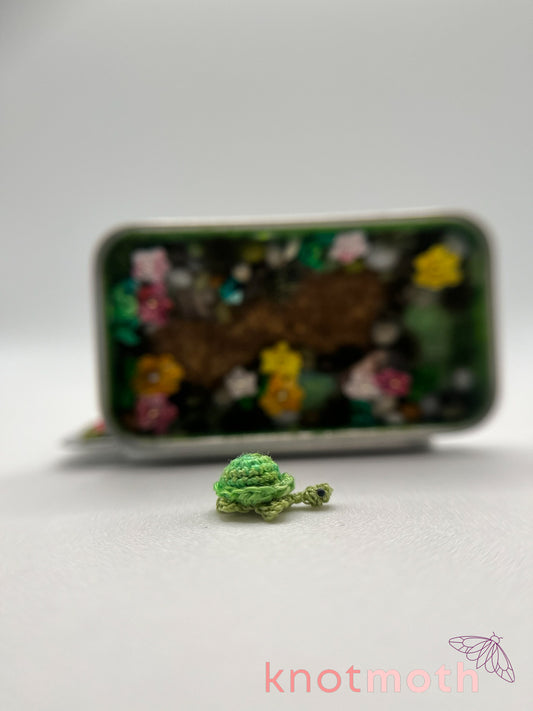 teddi turtle  ·  daisy meadow mini tin