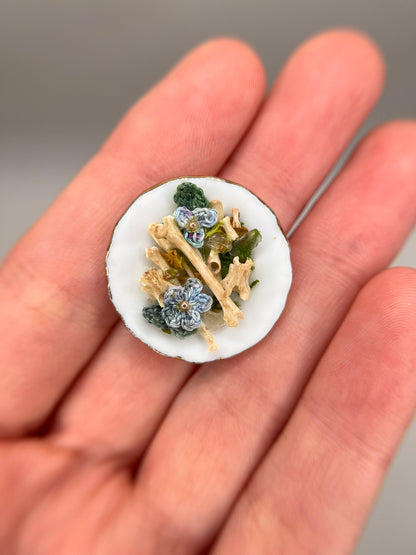 fonesca - blue flowers bourgeoisie brunch magnet