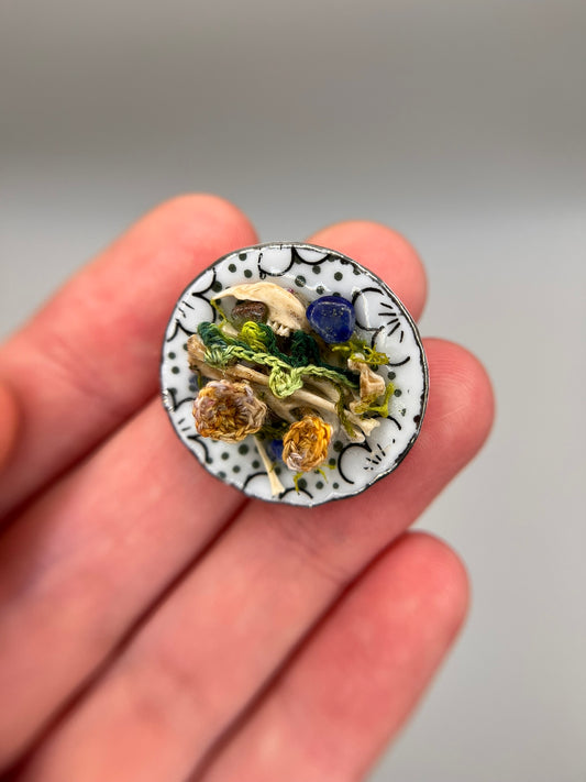 babak - mushroom & vine bourgeoisie brunch magnet