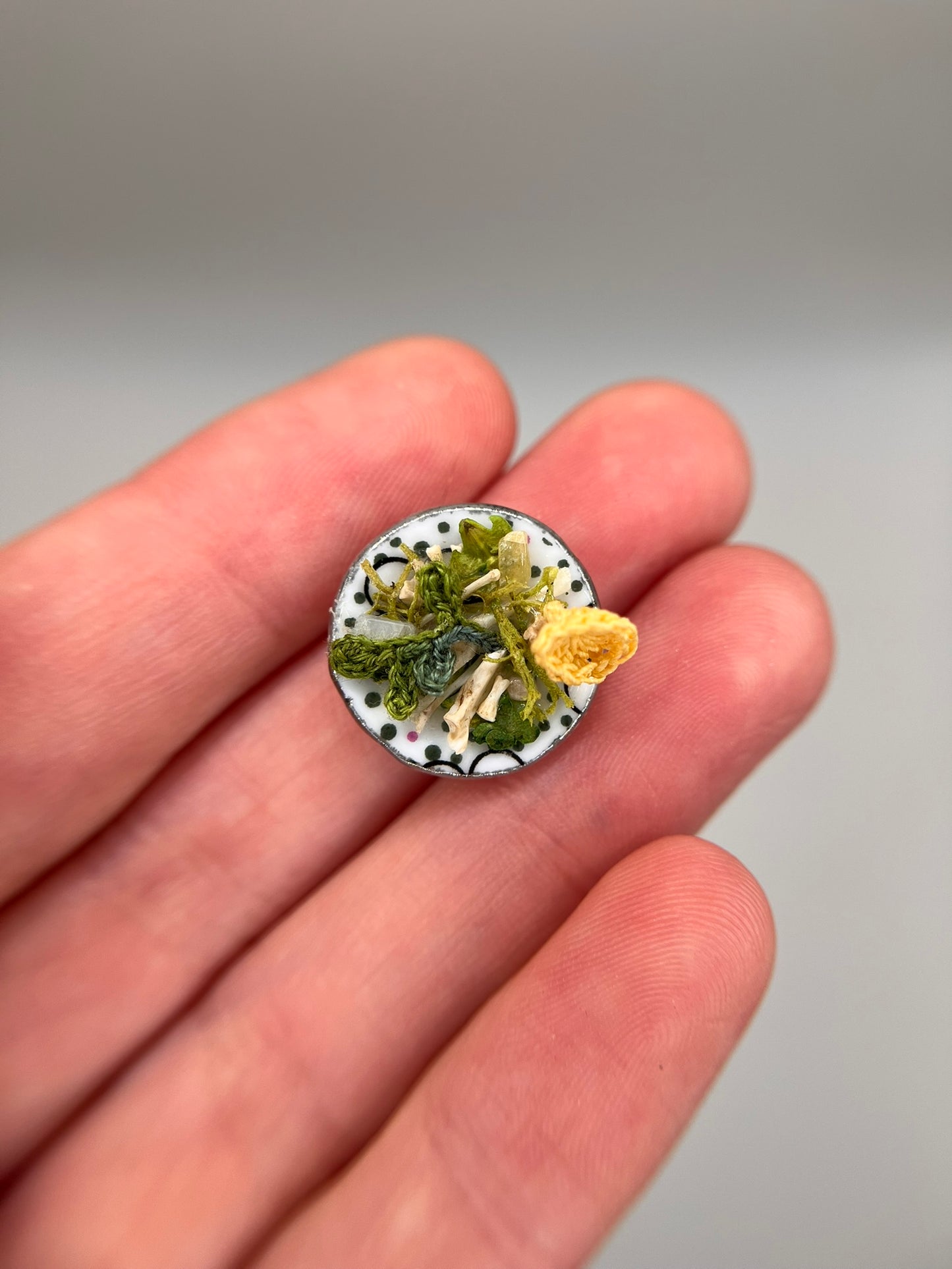 benko - mushroom & vine bourgeoisie brunch mini magnet