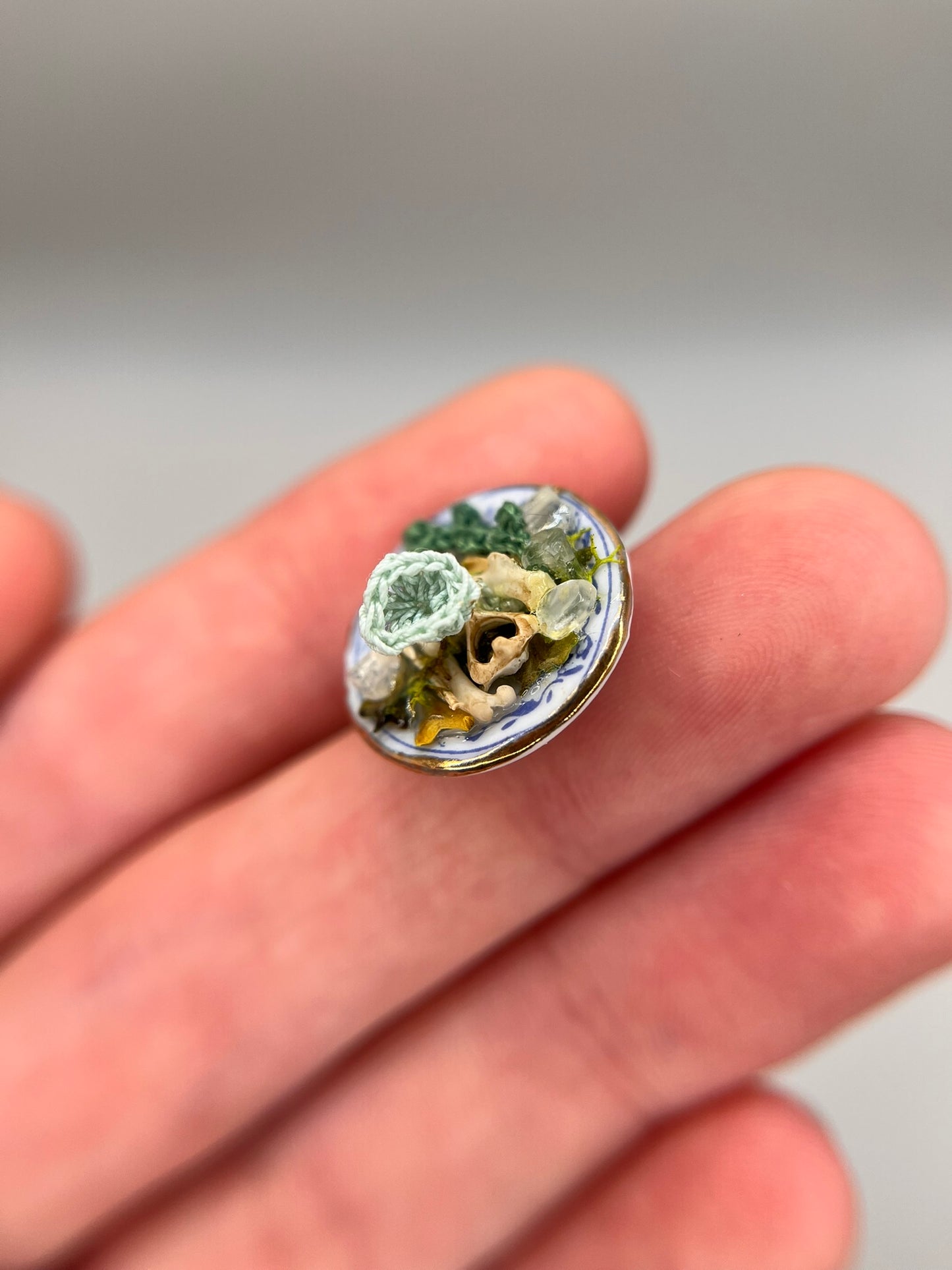 rockefeller - mushroom & vine bourgeoisie brunch mini magnet