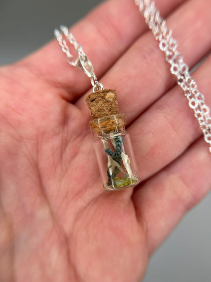 vine & paired hips - bone garden necklace