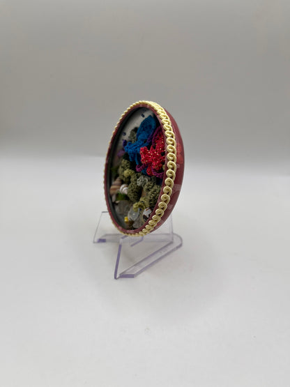 saphira & corin - squid friends ocean scene in a metal tin