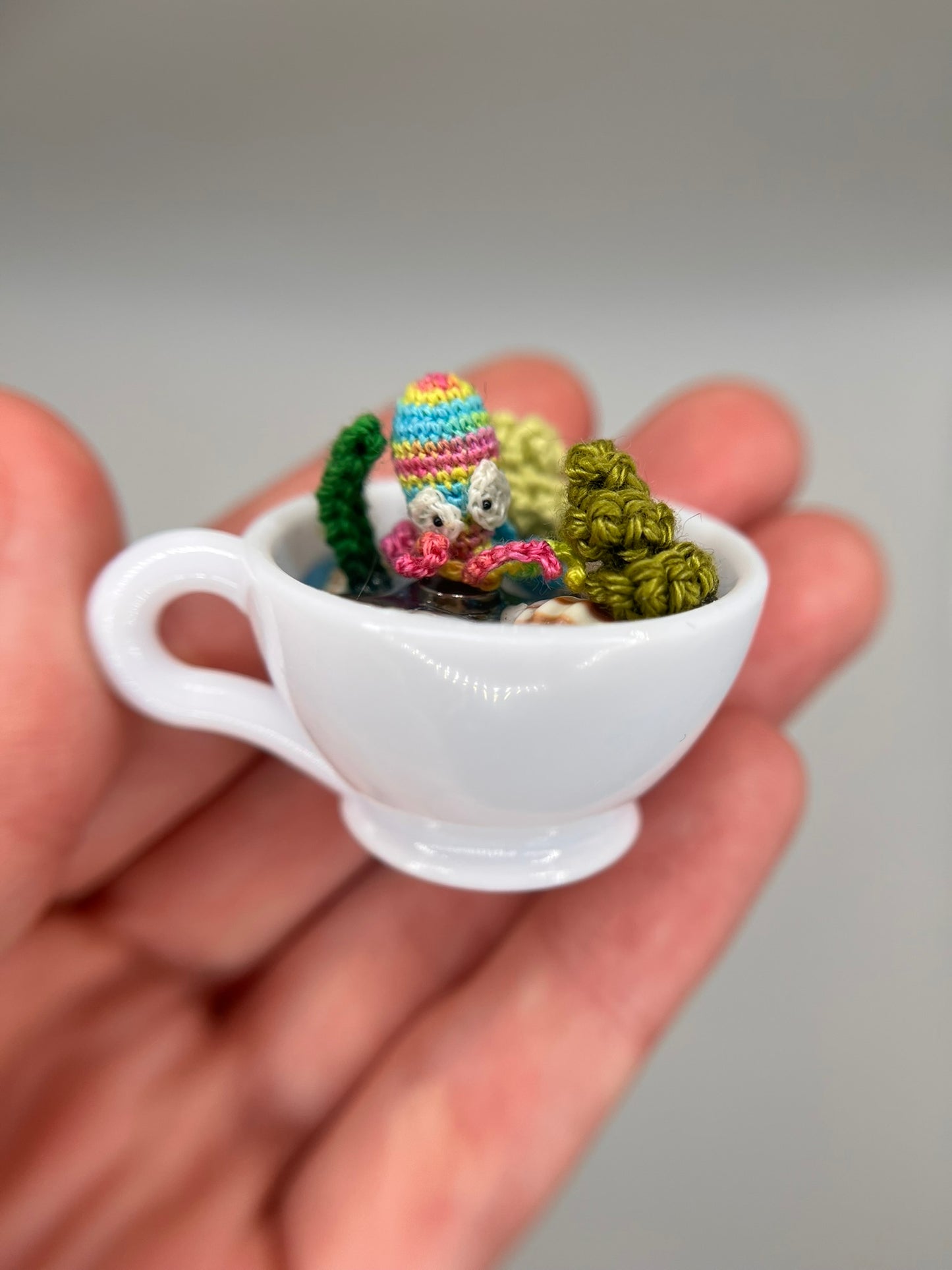 opaline octopus - tidepool teacup trinket