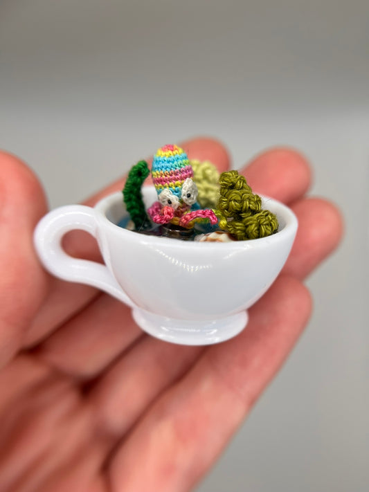 opaline octopus - tidepool teacup trinket