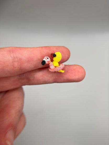 florrie chick in flamingo floatie fidget toy