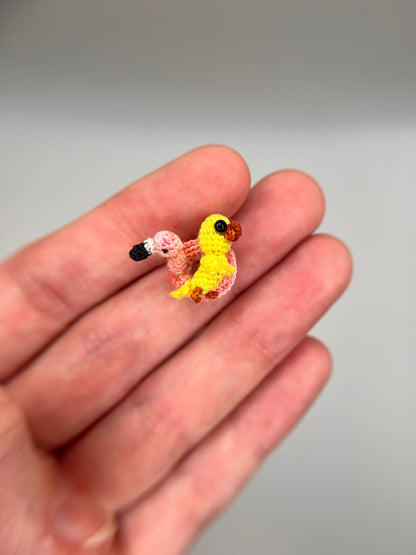 florrie chick in flamingo floatie fidget toy