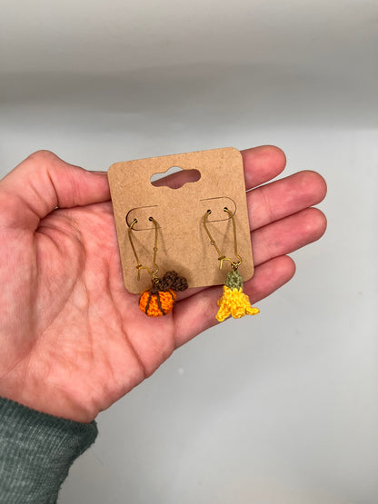 pumpkin patch earrings