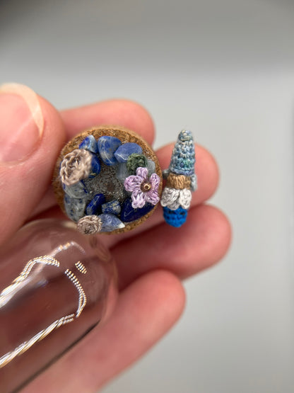 nilo gnome micro crochet cloche jar