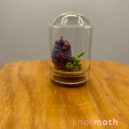 Ada Axolotl Micro Crochet Cloche Jar (removable, magnetic)
