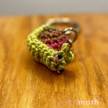 Shannon Snail Mini Crochet Keychain