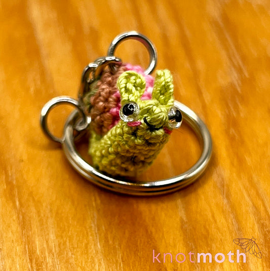 Shannon Snail Mini Crochet Keychain