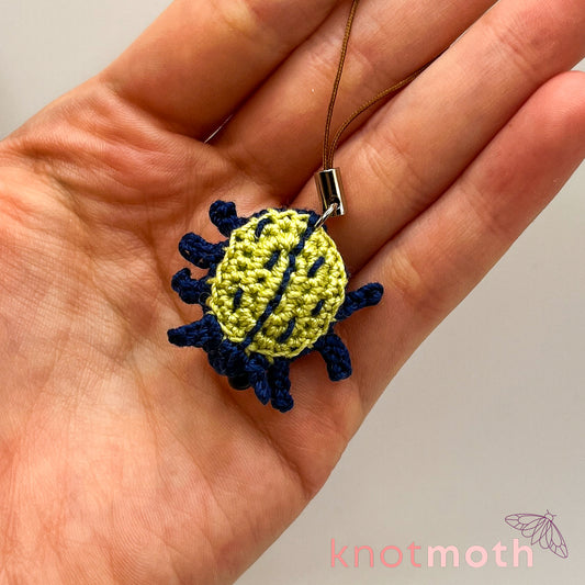 Buggles Beetle Mini Crochet Keychain
