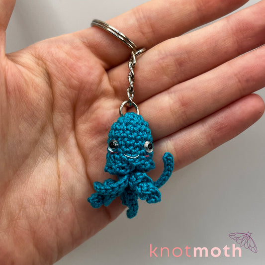 Jules Jellyfish Mini Crochet Keychain