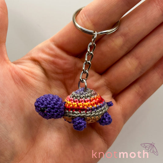 Tennison Turtle Mini Crochet Keychain