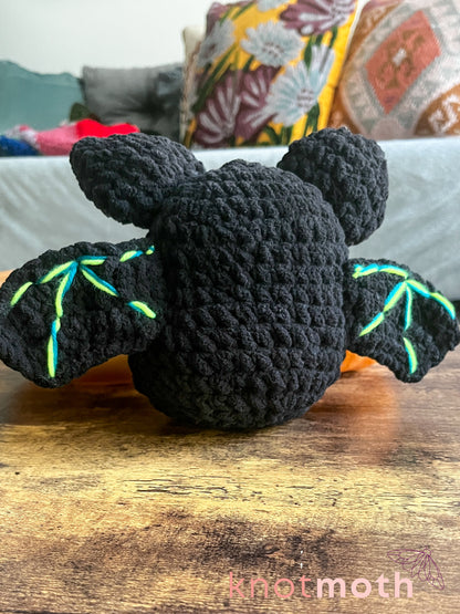 Spooky Bat Crochet Plushie