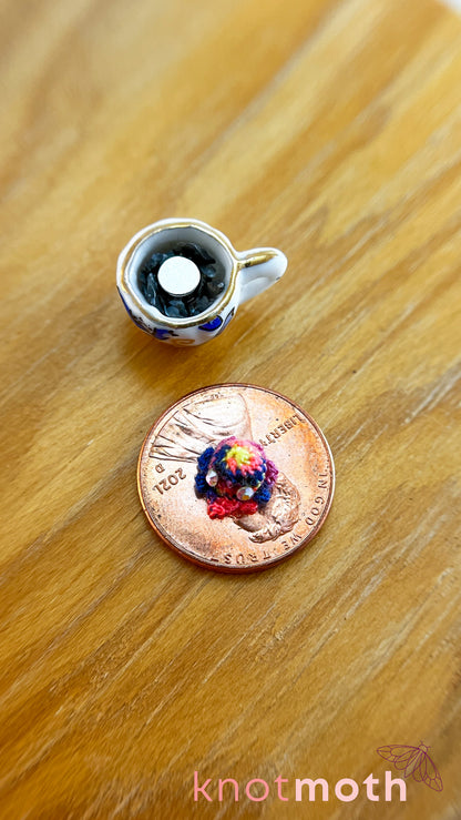 Polly Octo Micro Crochet Teacup (Magnetic, Removable)