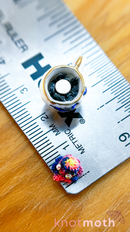 Polly Octo Micro Crochet Teacup (Magnetic, Removable)