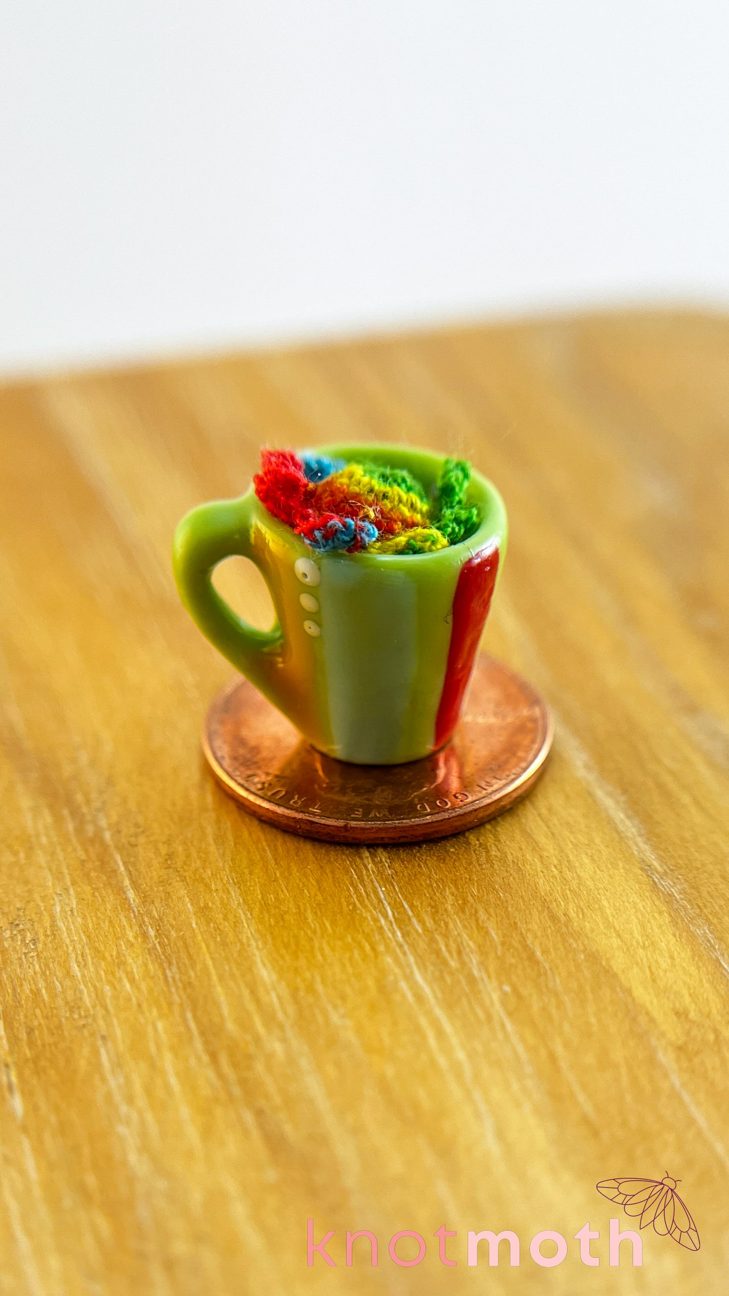 Ofelia Octopus Micro Crochet Mug (Magnetic, Removable)