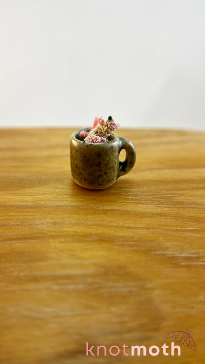 Mabel Mouse Micro Crochet Mug (Magnetic, Removable)