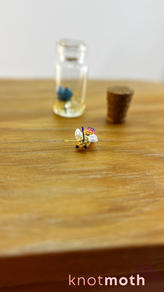 Felicia Fly Micro Crochet Terrarium Jar (Magnetic, Removable)