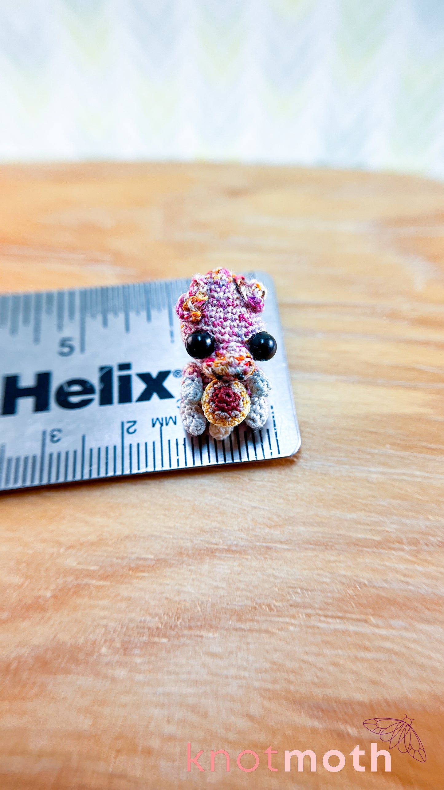 Willie the Pig & Magic Mushroom Magnetic Micro Crochet Plushie, Trinket, or Fidget Toy