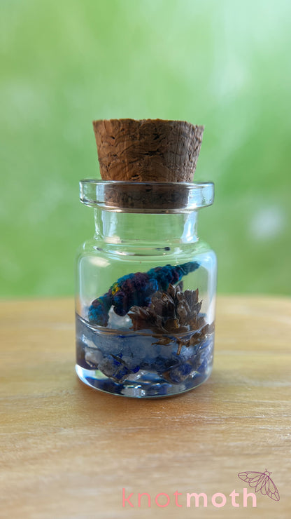 Pam Platypus Micro Crochet Terrarium Jar (removable, magnetic)