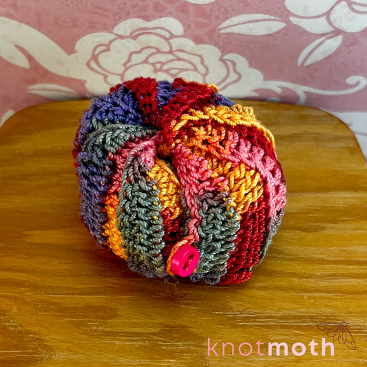 Armie Armadillo Mini Crochet Roll-Up Plushie