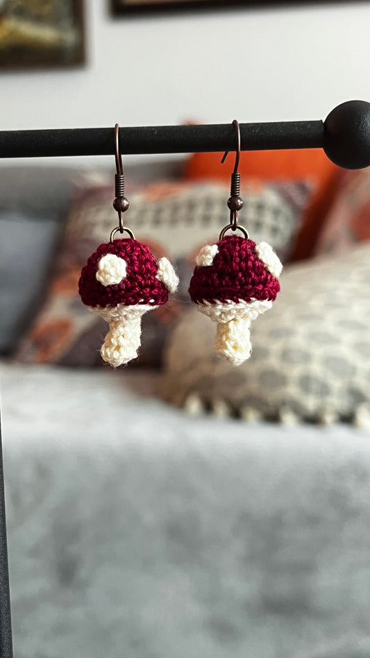 Mushroom Earrings