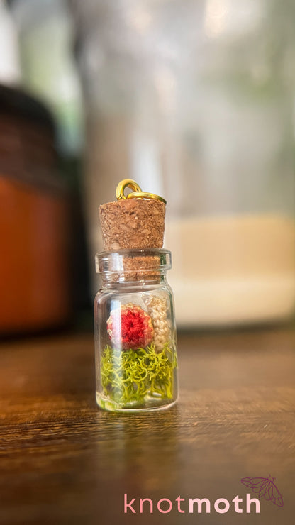Seneca Snail Micro Crochet Terrarium Charm