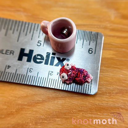 Axel Axolotl Micro Crochet Magnetic Mug Trinket
